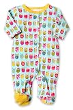 Zutano Print Footie, Owls, 3 Months (0-3 months)