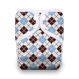 Thirsties One Size Pocket Diaper Snap, Scottish Storm