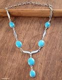 Amazonite necklace, 'Heavenly Wings'