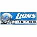 NFL Detroit Lions 2-by-6 foot Vinyl Banner