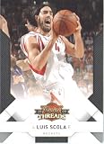 2009 /10 Panini Threads Basketball Card # 91 Luis Scola Houston Rockets Mint Condition - Shipped In Protective ScrewDown Display Case!