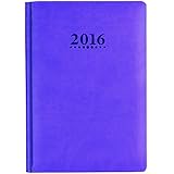 Lett's 2016 Verona Week to View, Purple, 8.25" x 5.875" (C35XPE-16)