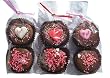 Chocolate Dipped Oreo Cookies decorated with Hearts 2 Pack Assortment for Valentines Day