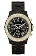 MICHAEL Michael Kors Watch, Women`s Black Acetate Bracelet MK5301