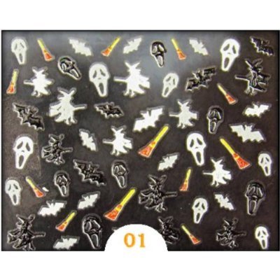 Nail Sticker HALLOWEEN - Modell 01 ghost Preisvergleich