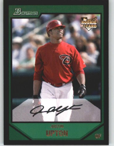 2007 Bowman Chrome Draft #BDP3 Justin Upton RC - Arizona Diamondbacks (RC - Rookie Card) (Baseball Cards)