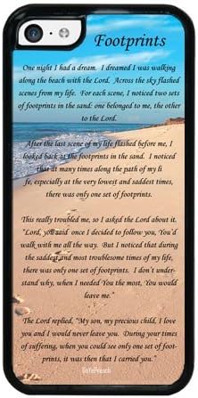 Footprints iPhone 5c Rubber Case