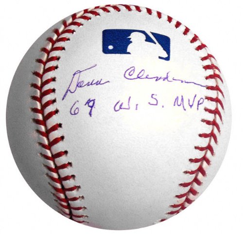 Donn Clendenon WS MVP Autographed Baseball