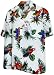 Parrots Hawaiian Shirt, White