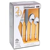 Hampton Forge Ritz Satin 20-Piece Flatware Set, Service for 4