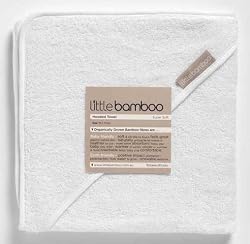 Little Bamboo Baby 104 30W x 30D Hooded Towel