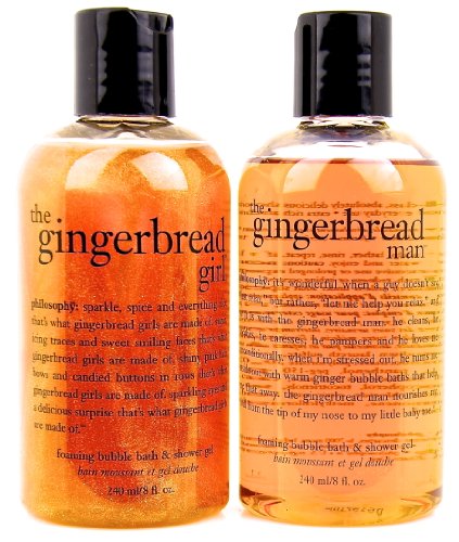 Philosophy 'Gingerbread Man, Gingerbread Girl' 3-in-1 Shampoo/Shower Gel/Bubble Bath 8 oz (Duo Gift Set)