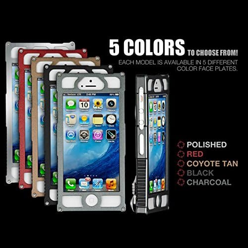 TactiCall Alpha 1 iPhone 5 Case, Black Out - M - TCAP1-B