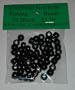 Black fishing beads 50 pk