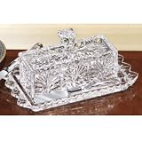 Fifth Avenue Crystal Portico Collection 8.25L Rectangular Butter Dish