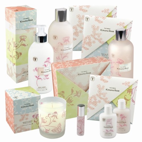 The Thymes Kimono Rose 8 Piece Luxury Gift Set by The Thymes