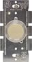 GE 52136 Dimmer Switch, Clear Push On or Off, Includes White/Ivory Knobs