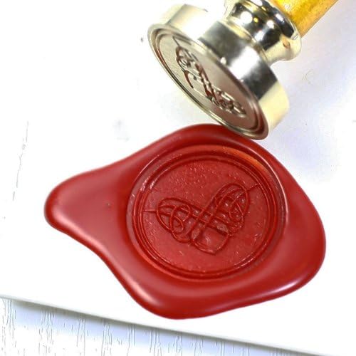 Sealing Stamp, Seal Stamp, Wax Seal, 25mm Initial Sealing Stamp (HEART)