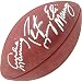 Mounted Memories Manning Family Signed Football- Archie, Peyton, And Eli-Size: One Size
