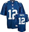Steve Smith Jersey: Reebok Blue Replica #12 New York Giants Jersey