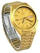 Seiko 5 #SNXL72 Men's Gold Tone Self Widing Automatic Watch