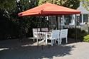 Pavillon 3 x 3 Meter terracotta METALL