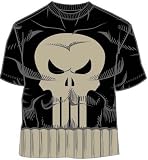  : The Punisher Lines Vested Black T-shirt Tee