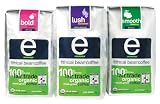 Ethical Bean Coffee Fair Trade Organic Coffee Rainbow Pack Peru, Sumatran & Mexican, 3-Count 12-Ounce Bags