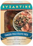 Byzantine Greek Isle Olive Mix, 8.8-Ounce Tray (Pack of 6)