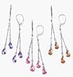 Avon Best Wishes Teardrop Earrings Champagne (Happiness)