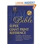KJV Super Giant Print Reference Bible (Burgundy Bonded Leather - Indexed) (King James Version)