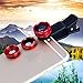New Clip Lens Apexel 3 in 1 Phone Lens Kit 180 Degree Fisheye + 0.65x Supreme Wide Angle + 10x Macro Lens for Iphone Samsung Phones Tablets Red