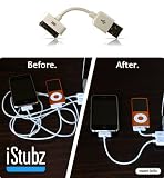 iStubz Sync/Charge Cable for iPod and iPhone (White - 7cm)