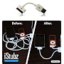 iStubz Sync/Charge Cable for iPod and iPhone (White - 7cm)