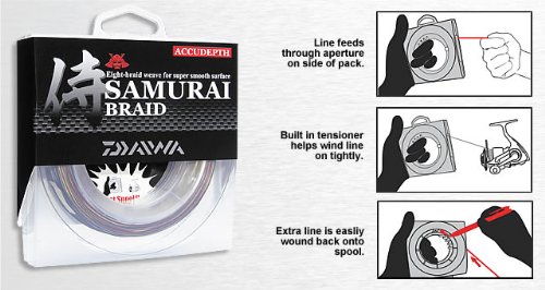 Daiwa Samurai AccuDepth 40/300 Braided Line