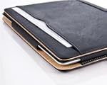 Black & Tan Leather Wallet Smart Flip...