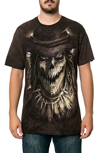 Scarecrow Evil Horror The Mountain Adult T-Shirt XL
