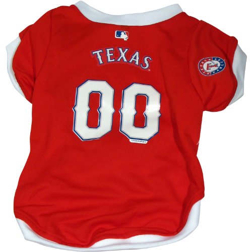 MLB Texas Rangers Pet Jersey, Large