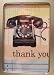 Classic Telephone Thank You Cards 10 Cards/Envelopes By Cavallini