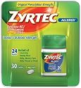 Zyrtec Allergy Relief (10 mg), 30-Count Tablets