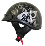 DOT Black Hawk Guns Half Helmet