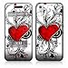My Heart Design Protective Skin Decal Sticker for Samsung Instinct SCH M800 Cell Phone