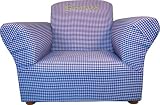 Personalized Upholstered Children Original Chair - Gingham