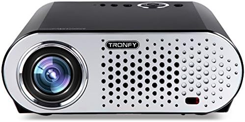 TRONFY TP90 720P 3200 Lumen Video Projector Max 280" Big Screen HD LCD Home Cinema Theater Support 1080P with SRS Sound HDMI VGA USB for TV Movie