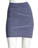 Best Prices 2b Lurex Diagonal Tube Skirt Free Shipping