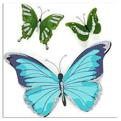 Martha Stewart Crafts Blue & Green Butterfly Stickers By The Package