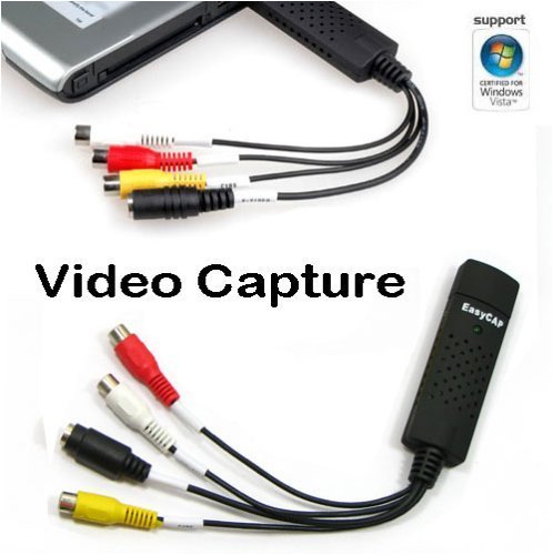 USB2.0 DV/TV/VHS/DVD Camcorders Video Audio Capture AV Adapter card Win 2000, XP, vista compatible H35.