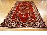 IMAGE OF 5'2 x 12'4 Red Persian Hand Knotted Wool Tafresh Runner Rug