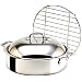 All Clad Stainless-Steel 6-Quart French Braiser with Rack