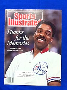 1987 Sports Illustrated May 4 Julius Erving Retires Philadelphia 76ers Excellent to Mint